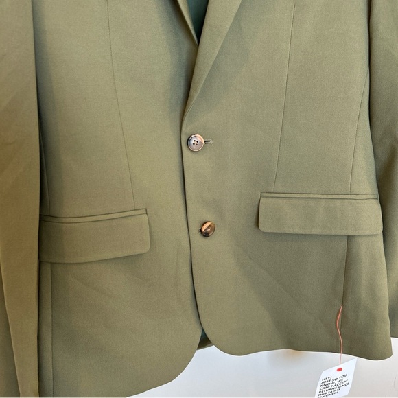 Men’s ASOS DESIGN Slim Suit Jacket, Dark Green, 36” Chest Regular Length - Picture 3 of 8
